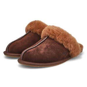UGG Scuffette II Burnt Cedar Slippers